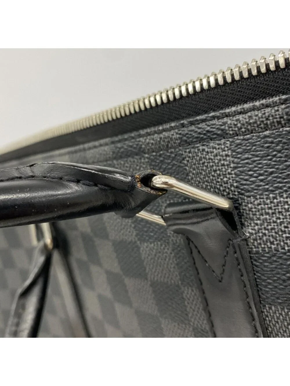 Louis Vuitton Handbag Damier Graphite Anton Tote Black Gray